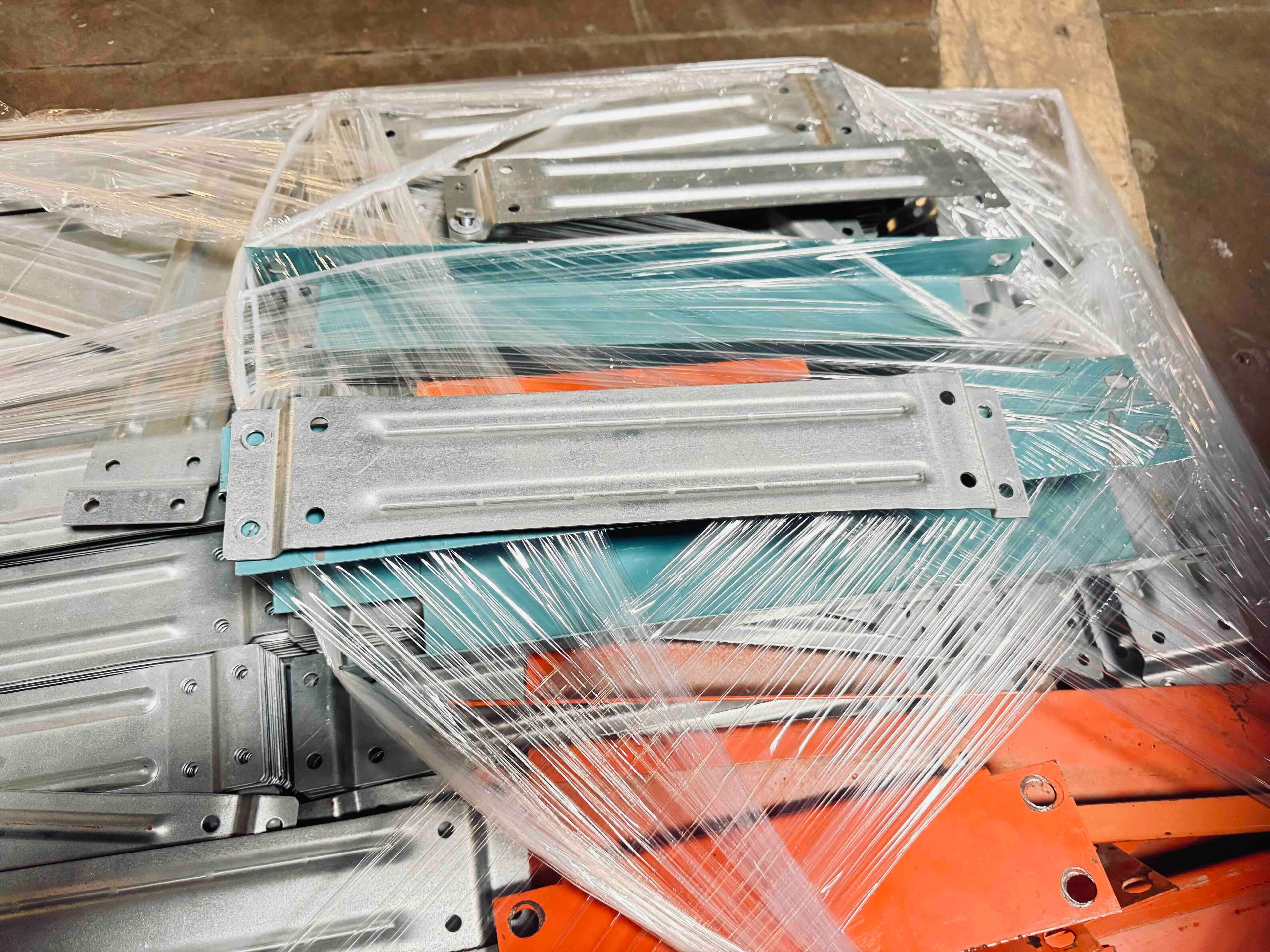 Pallet of Shelving Row Spacers