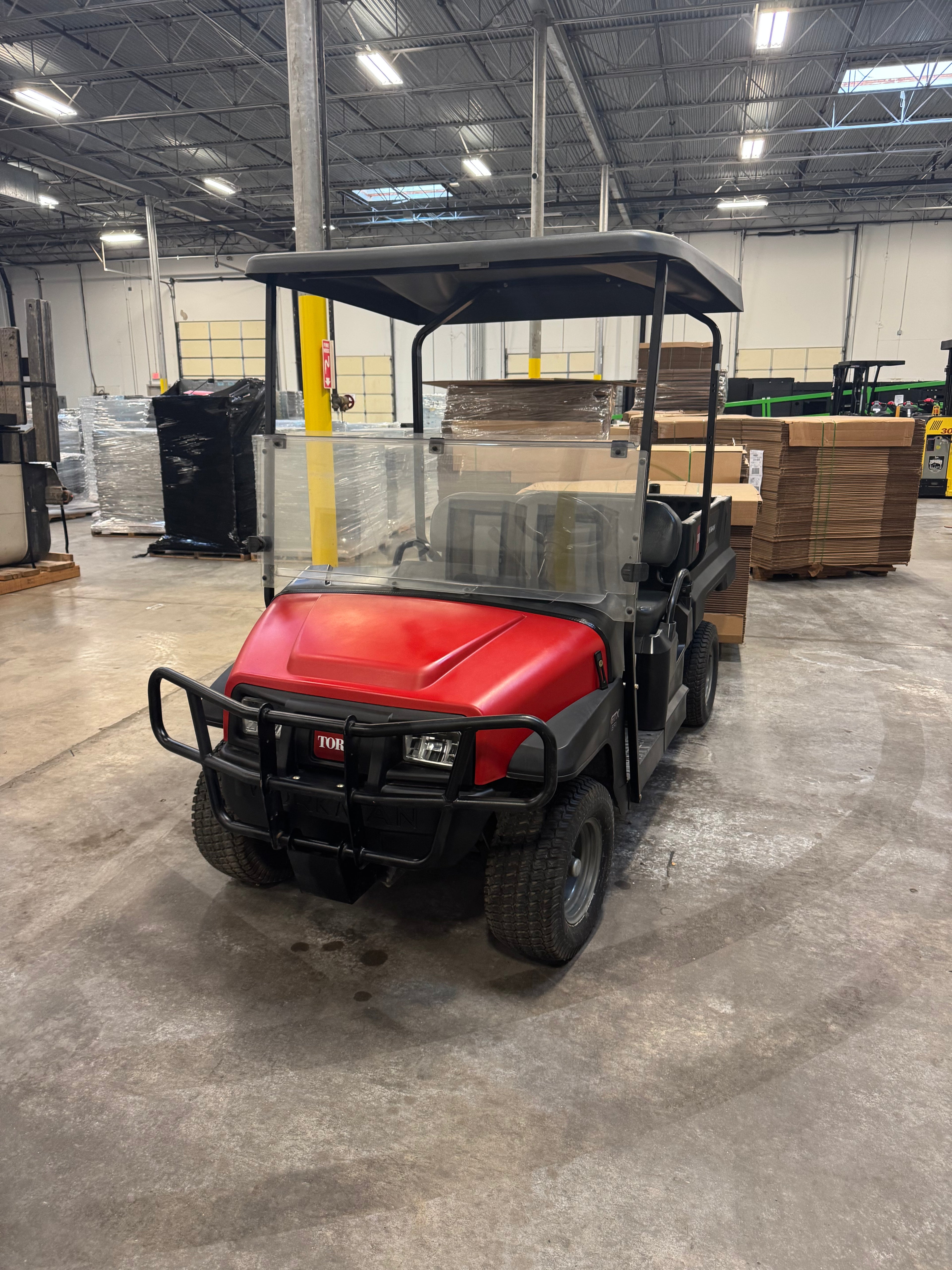 TORO Workman GTX EFI grounds and turf crossover vehicle – front three-quarter view