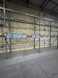 Refurbished pallet racking beams teardrop and structural – stacked beam lot view