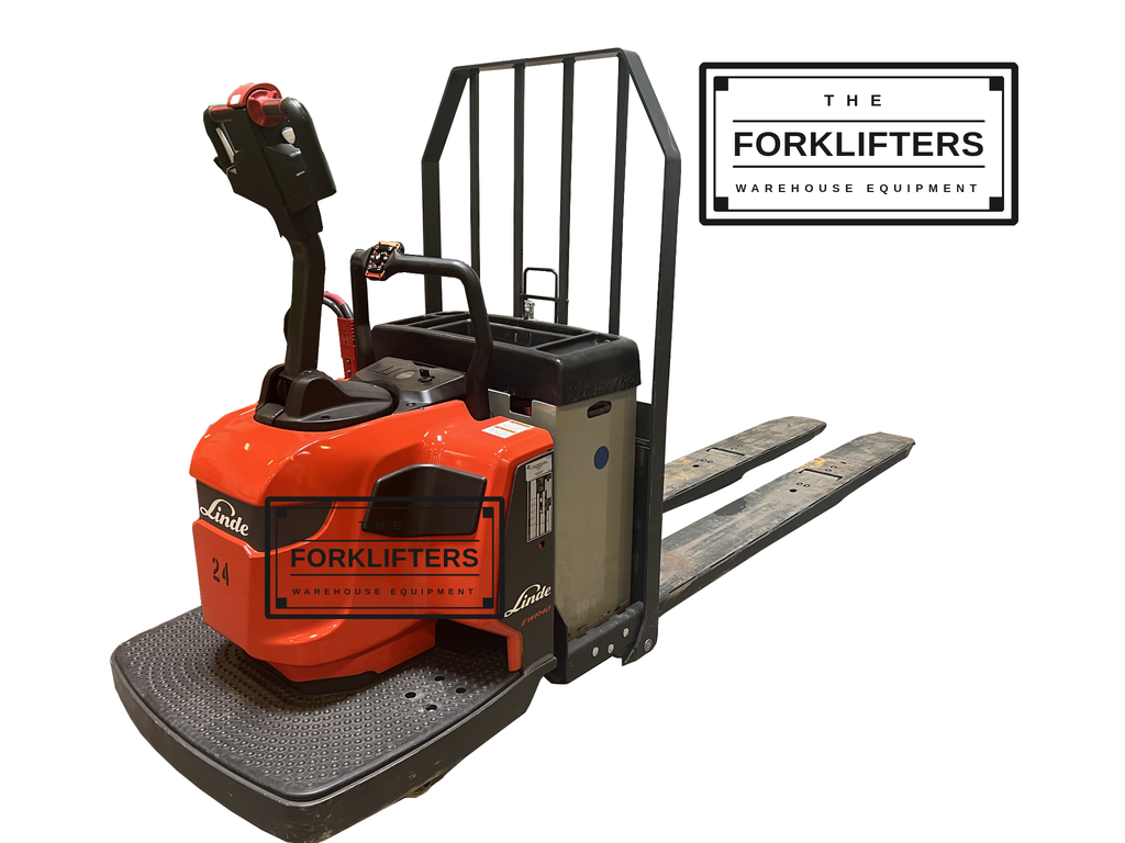 Linde Electric Pallet Jack EWR-40, 8ft