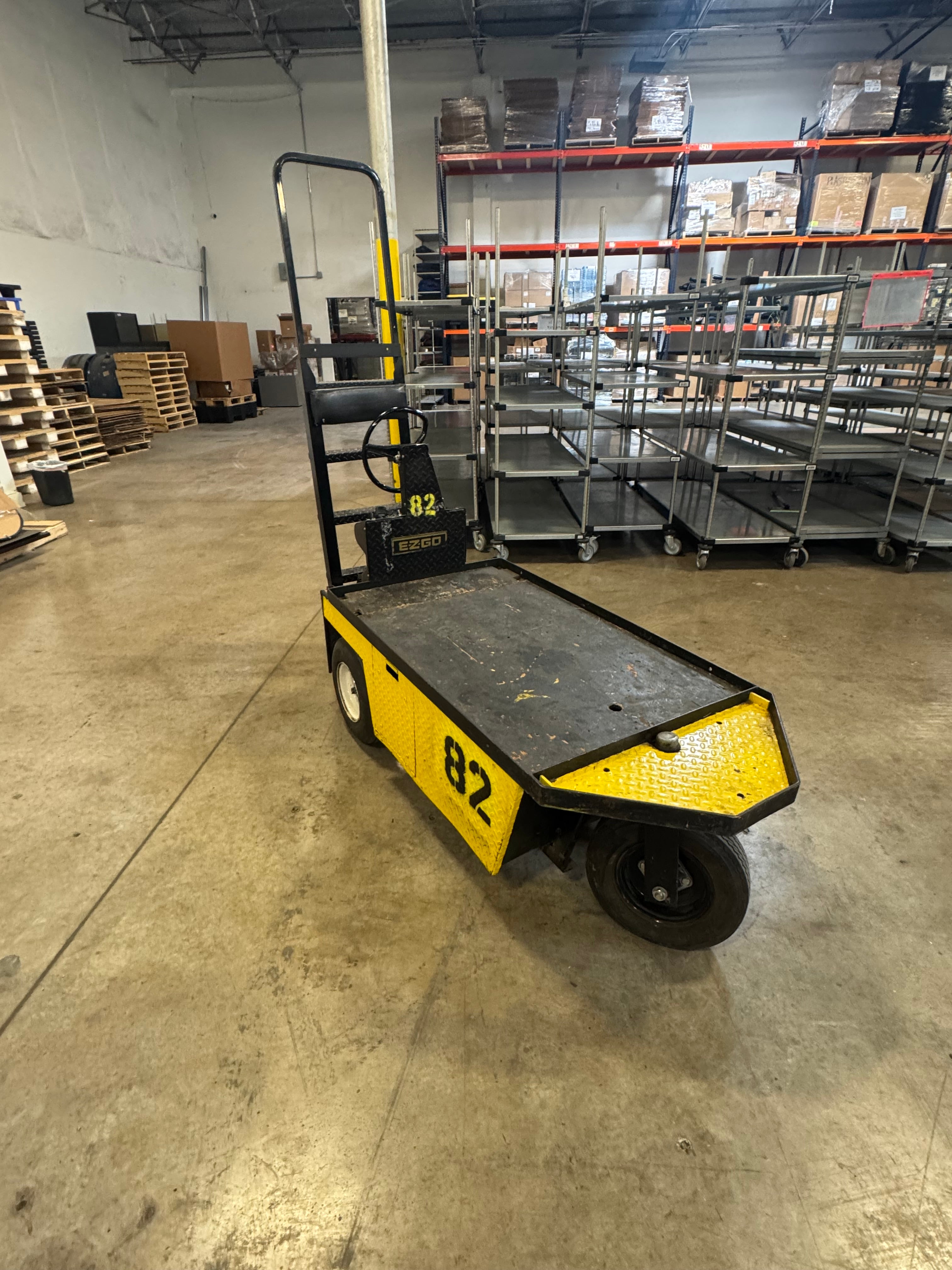 E-Z-GO XI-640 Electric Three-Wheel stock chaser